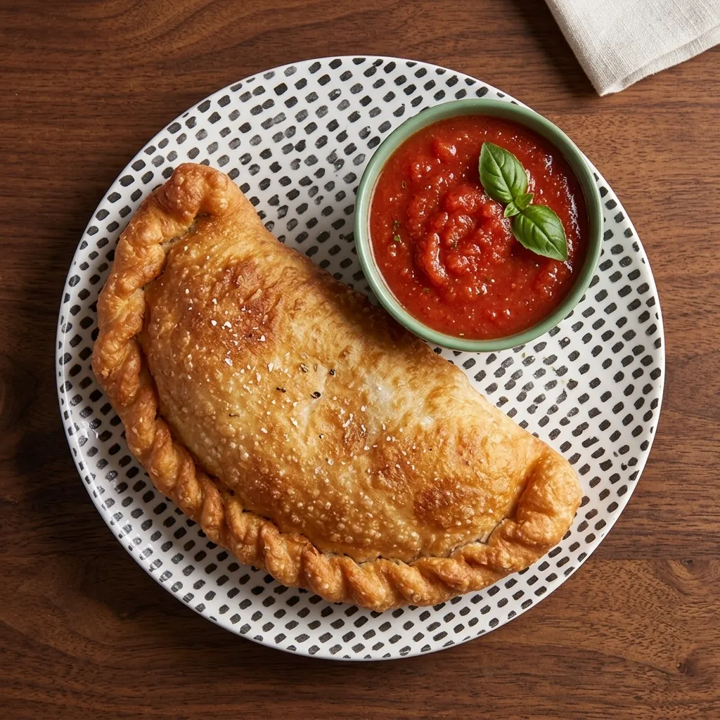 Loaded Panzerotti at Queen's Pizza & Wings in Hamilton, ON